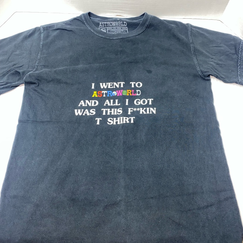 Astro world small T-shirt concert Travis scott